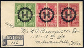 US Wisconsin, Hilbert 632, 645, 657 Fancy Cancel Cover